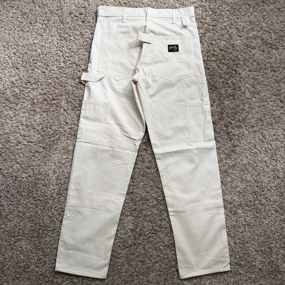 NWT Stan Ray Painters Carpenter Pants Made In USA Ivory White Men’s Size 30x32